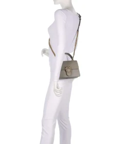 Pinko Handbags|Crossbody Bags-Love One Mini Crossbody bag fine grain cow leather