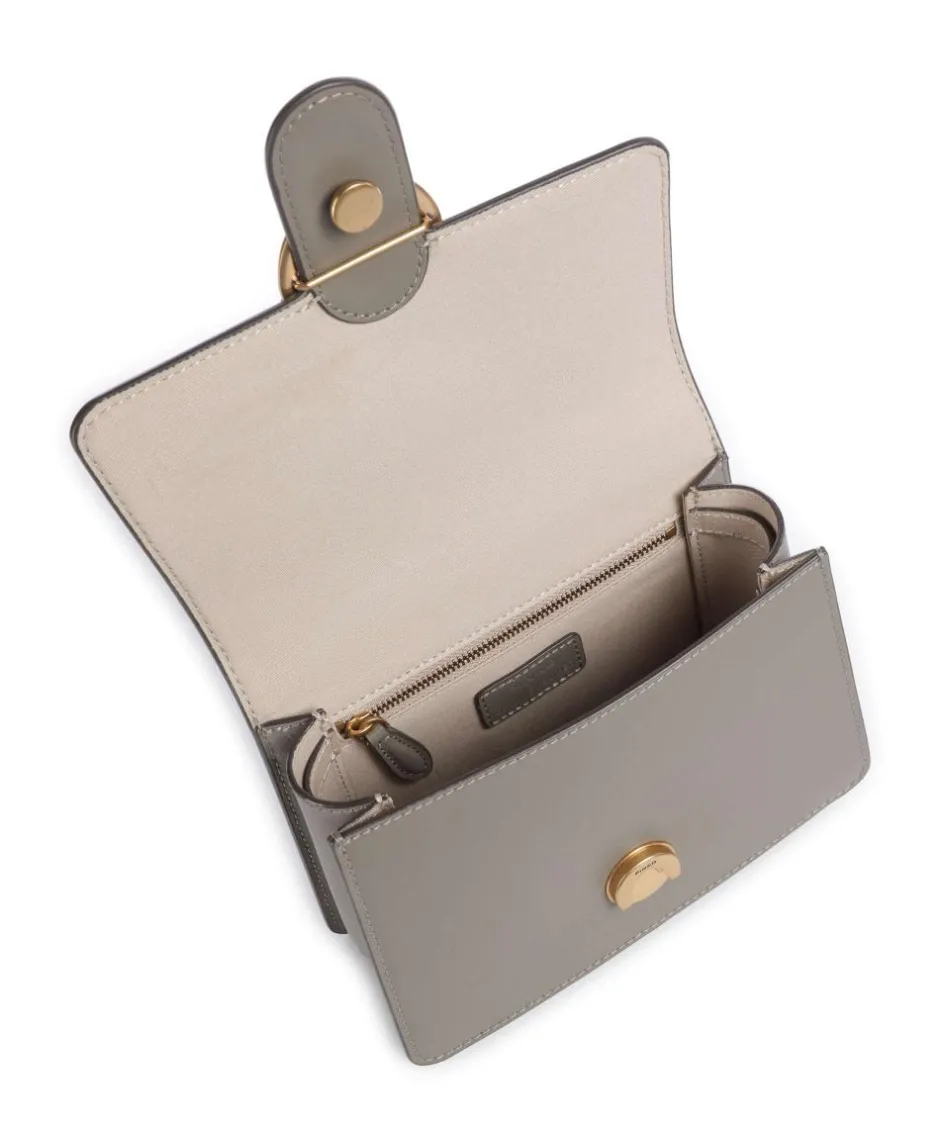 Pinko Handbags|Crossbody Bags-Love One Mini Crossbody bag fine grain cow leather