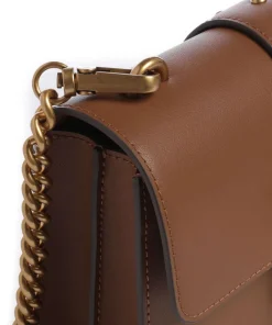 Pinko Crossbody Bags-Love One Mini Crossbody bag softly grained calfskin