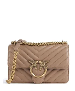 Pinko Shoulder Bags|Crossbody Bags-Love One Mini Shoulder bag fine grain leather