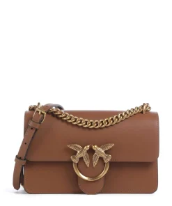 Pinko Shoulder Bags|Crossbody Bags-Love One Mini Shoulder bag fine grain cow leather