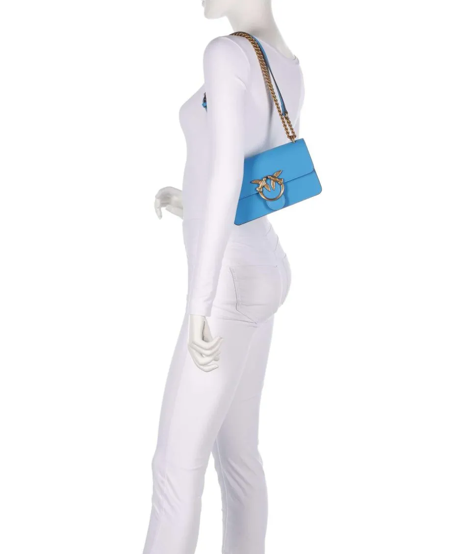 Pinko Shoulder Bags|Crossbody Bags-Love One Mini Shoulder bag fine grain cow leather