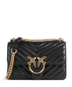 Pinko Shoulder Bags|Crossbody Bags-Love One Mini Shoulder bag fine grain leather