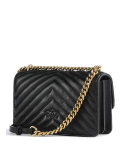 Pinko Shoulder Bags|Crossbody Bags-Love One Mini Shoulder bag fine grain leather