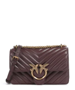 Pinko Shoulder Bags|Crossbody Bags-Love One Mini Shoulder bag fine grain leather