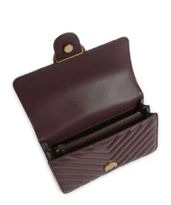 Pinko Shoulder Bags|Crossbody Bags-Love One Mini Shoulder bag fine grain leather