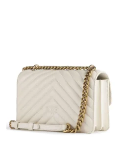Pinko Shoulder Bags|Crossbody Bags-Love One Mini Shoulder bag fine grain leather