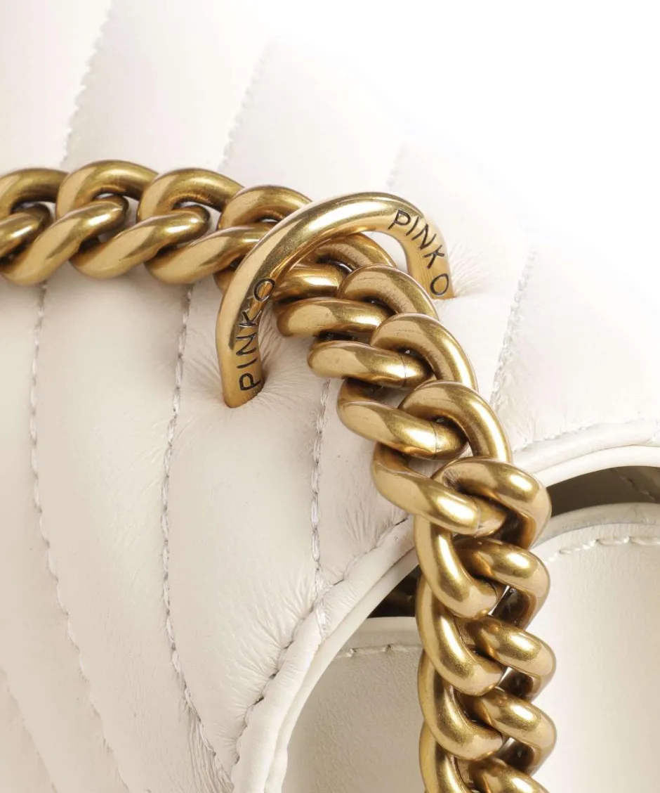 Pinko Shoulder Bags|Crossbody Bags-Love One Mini Shoulder bag fine grain leather