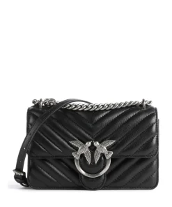 Pinko Shoulder Bags|Crossbody Bags-Love One Mini Shoulder bag fine grain leather