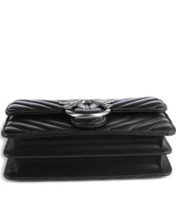 Pinko Shoulder Bags|Crossbody Bags-Love One Mini Shoulder bag fine grain leather