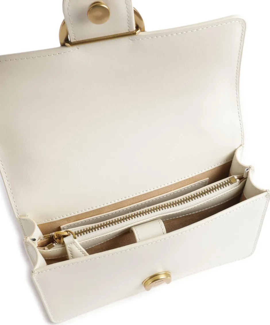 Pinko Shoulder Bags|Crossbody Bags-Love One Mini Shoulder bag fine grain cow leather