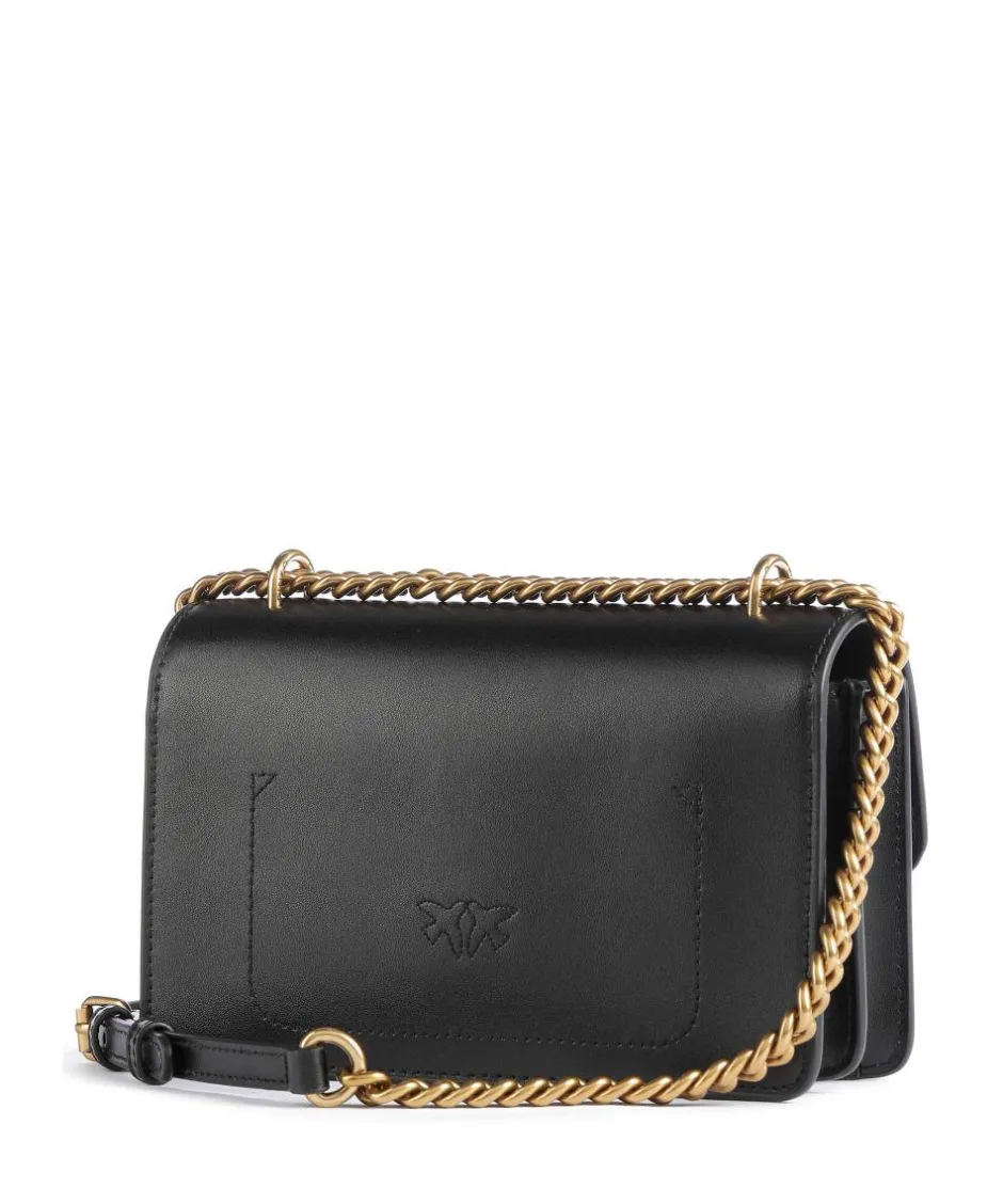 Pinko Shoulder Bags|Crossbody Bags-Love One Mini Shoulder bag fine grain cow leather