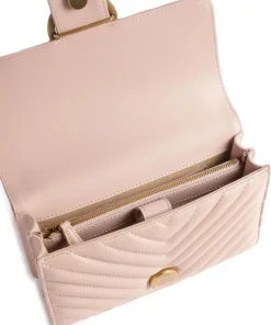 Pinko Shoulder Bags|Crossbody Bags-Love One Mini Shoulder bag fine grain leather