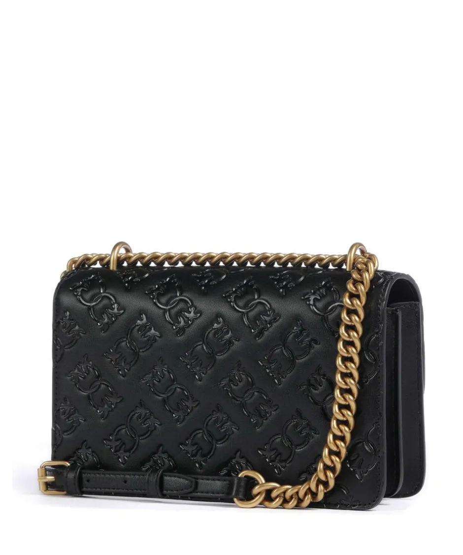 Pinko Shoulder Bags|Crossbody Bags-Love One Mini Shoulder bag embossed leather