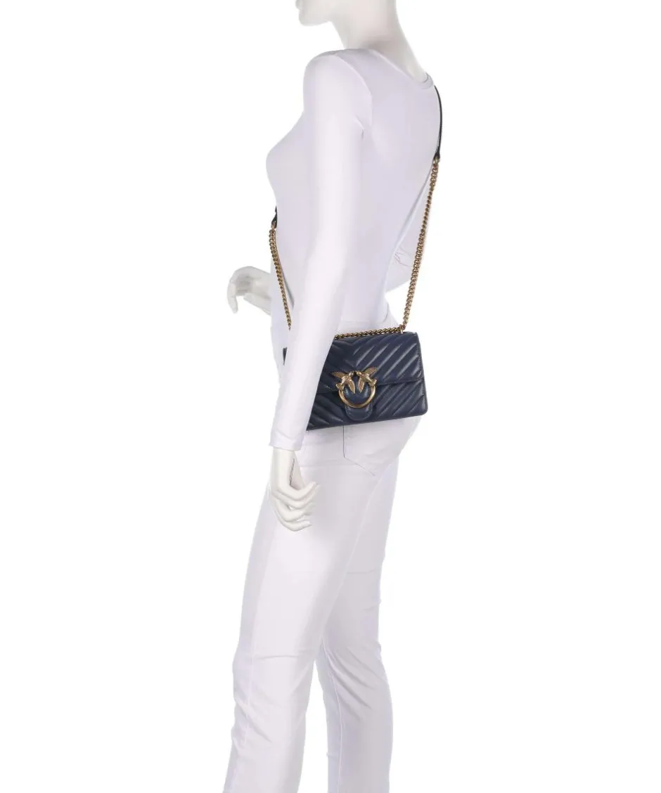 Pinko Clutch & Evening Bags|Shoulder Bags-Love One Mini Shoulder bag fine grain leather