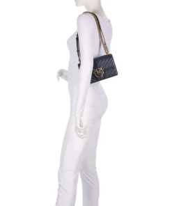 Pinko Clutch & Evening Bags|Shoulder Bags-Love One Mini Shoulder bag fine grain leather