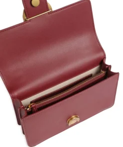 Pinko Shoulder Bags|Crossbody Bags-Love One Mini Shoulder bag fine grain cow leather