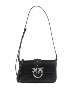 Pinko Shoulder Bags|Crossbody Bags-Love One Mini Slouchy Shoulder bag softly grained calfskin