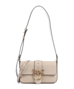 Pinko Shoulder Bags|Crossbody Bags-Love One Mini Slouchy Shoulder bag softly grained calfskin