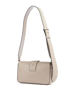Pinko Shoulder Bags|Crossbody Bags-Love One Mini Slouchy Shoulder bag softly grained calfskin