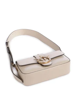 Pinko Shoulder Bags|Crossbody Bags-Love One Mini Slouchy Shoulder bag softly grained calfskin