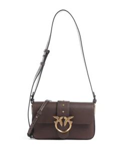 Pinko Crossbody Bags-Love One Mini Slouchy Shoulder bag softly grained calfskin