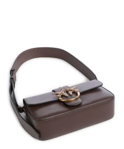 Pinko Crossbody Bags-Love One Mini Slouchy Shoulder bag softly grained calfskin