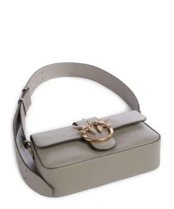 Pinko Shoulder Bags|Crossbody Bags-Love One Mini Slouchy Shoulder bag softly grained calfskin