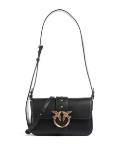 Pinko Shoulder Bags|Crossbody Bags-Love One Mini Slouchy Shoulder bag softly grained calfskin