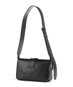Pinko Shoulder Bags|Crossbody Bags-Love One Mini Slouchy Shoulder bag softly grained calfskin