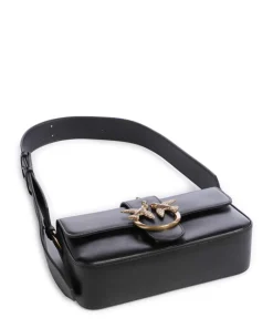 Pinko Shoulder Bags|Crossbody Bags-Love One Mini Slouchy Shoulder bag softly grained calfskin