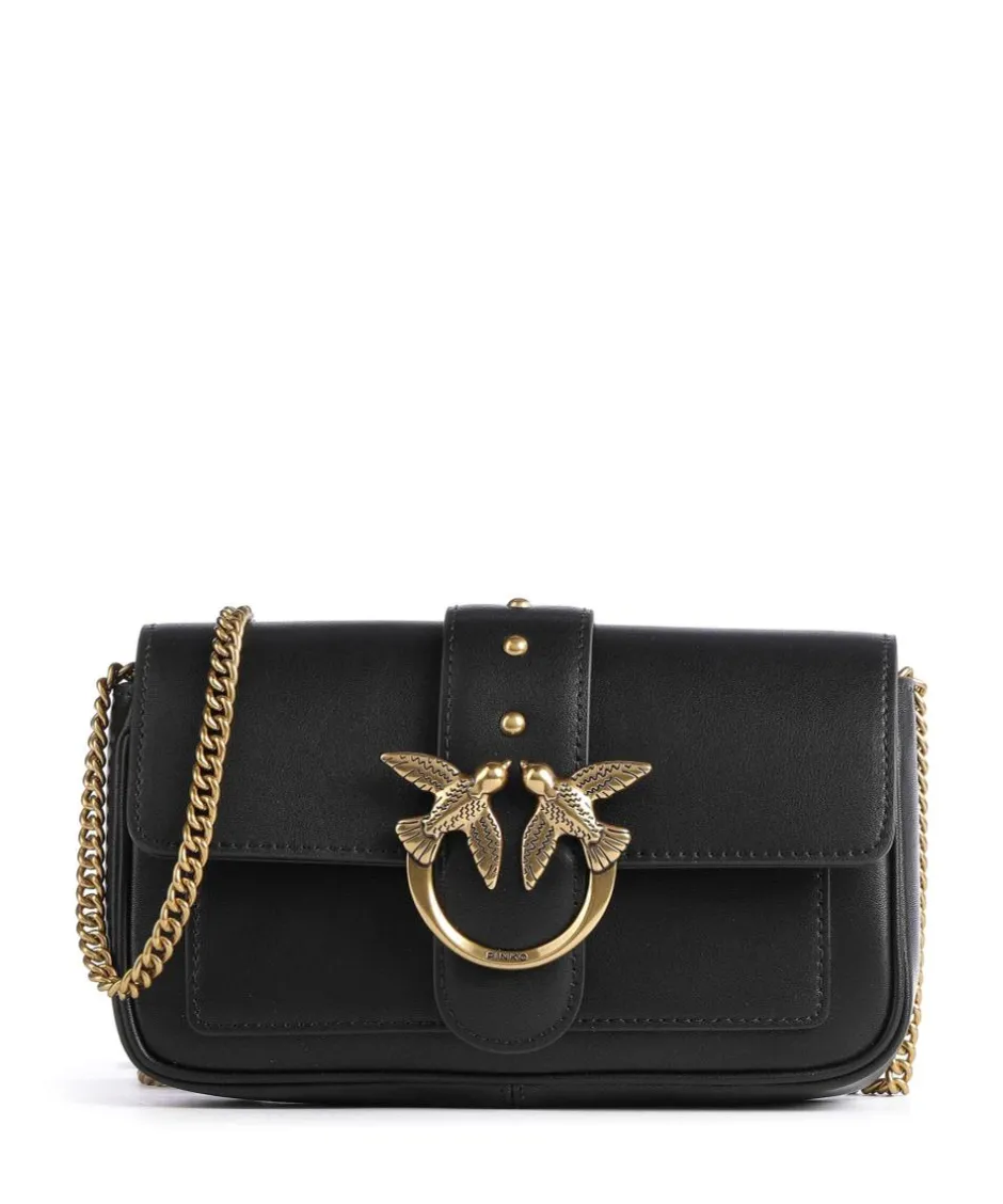 Pinko Wallets|Clutch & Evening Bags-Love One Pocket Wallet fine grain leather