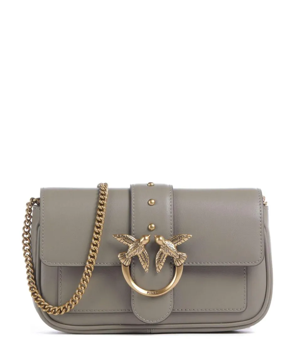 Pinko Wallets|Clutch & Evening Bags-Love One Pocket Wallet fine grain leather