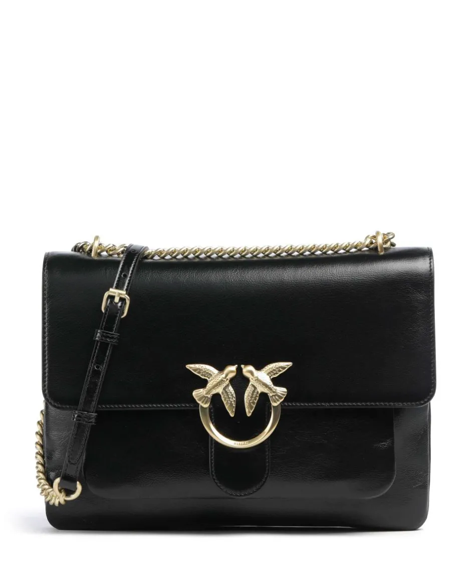 Pinko Shoulder Bags-Love One Soft Big Shoulder bag softly grained calfskin