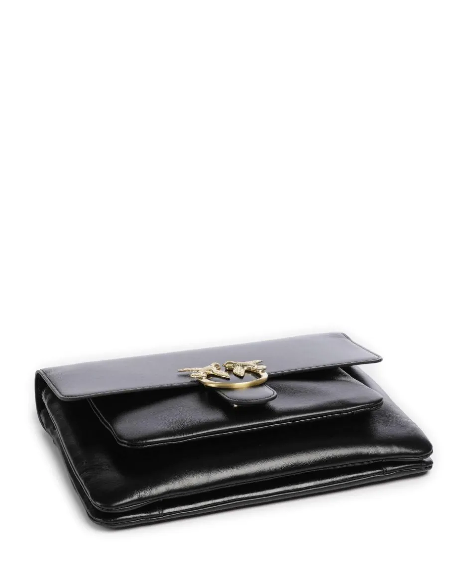 Pinko Shoulder Bags-Love One Soft Big Shoulder bag softly grained calfskin