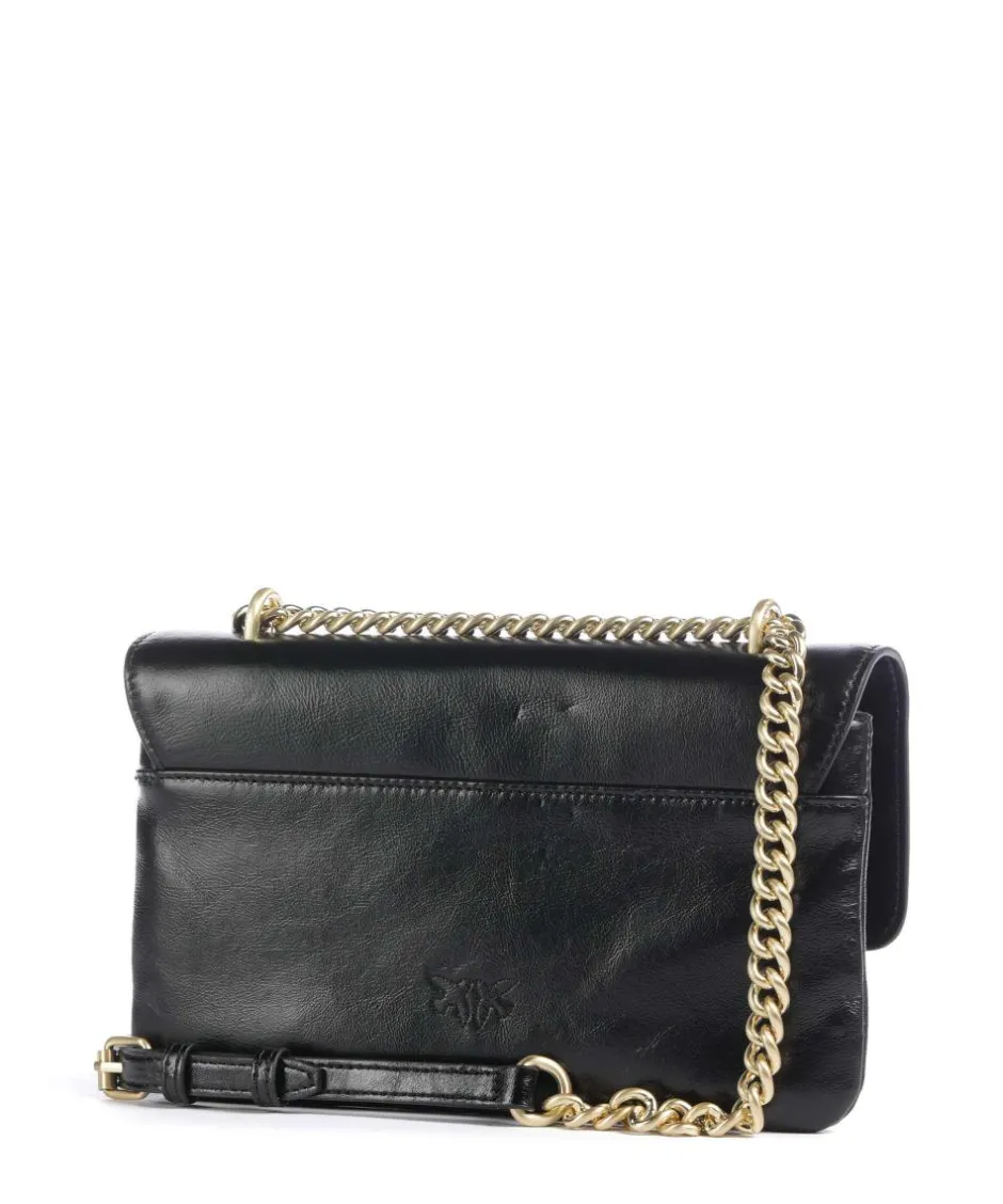 Pinko Shoulder Bags|Crossbody Bags-Love One Soft Mini Shoulder bag softly grained calfskin
