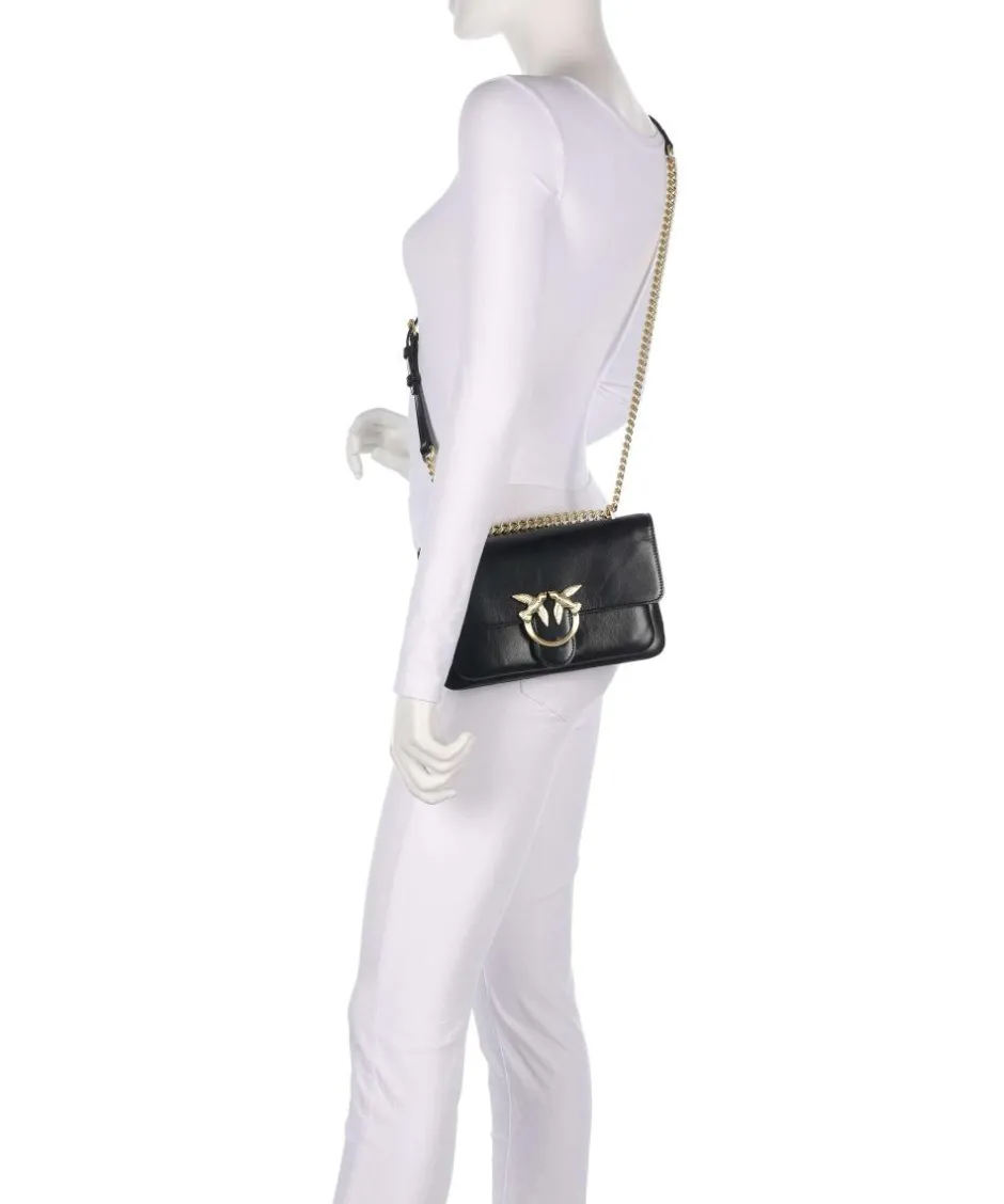 Pinko Shoulder Bags|Crossbody Bags-Love One Soft Mini Shoulder bag softly grained calfskin