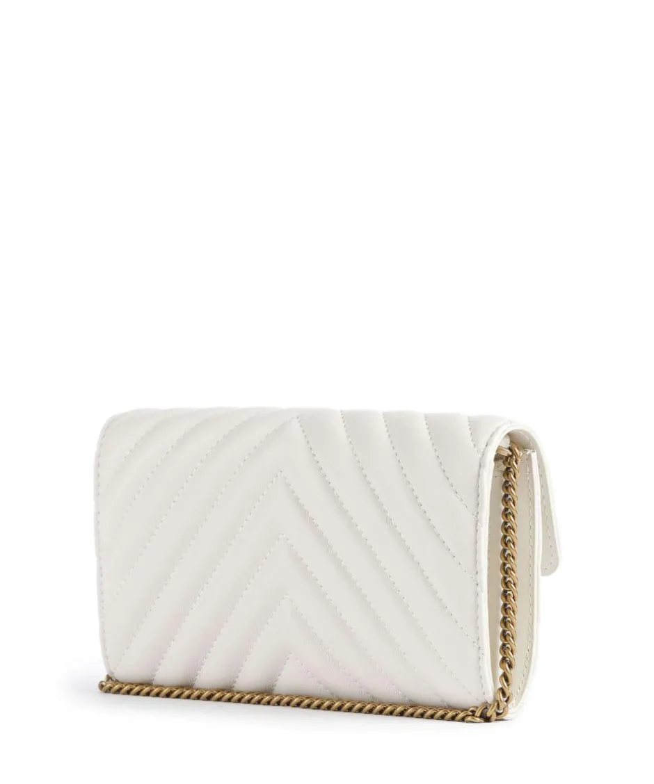 Pinko Wallets|Crossbody Bags-Love One Wallet fine grain cow leather