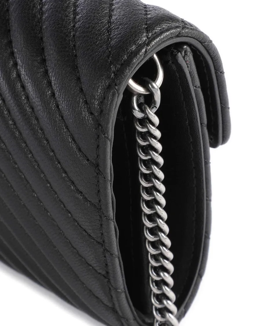 Pinko Wallets|Crossbody Bags-Love One Wallet fine grain cow leather