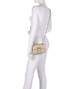 Pinko Shoulder Bags|Crossbody Bags-Love Puff Baby Shoulder bag sheepskin leather