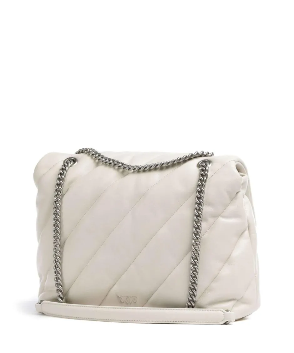 Pinko Shoulder Bags-Love Puff Big Shoulder bag sheepskin leather