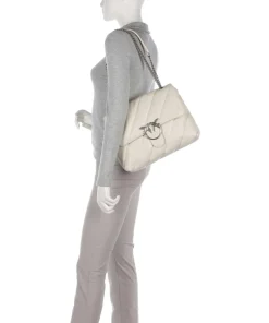 Pinko Shoulder Bags-Love Puff Big Shoulder bag sheepskin leather