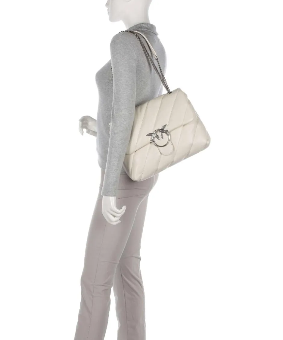 Pinko Shoulder Bags-Love Puff Big Shoulder bag sheepskin leather