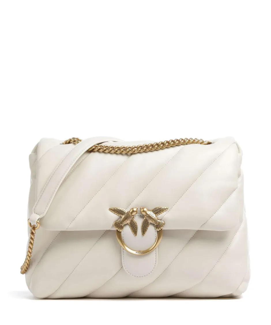 Pinko Shoulder Bags-Love Puff Big Shoulder bag sheepskin leather