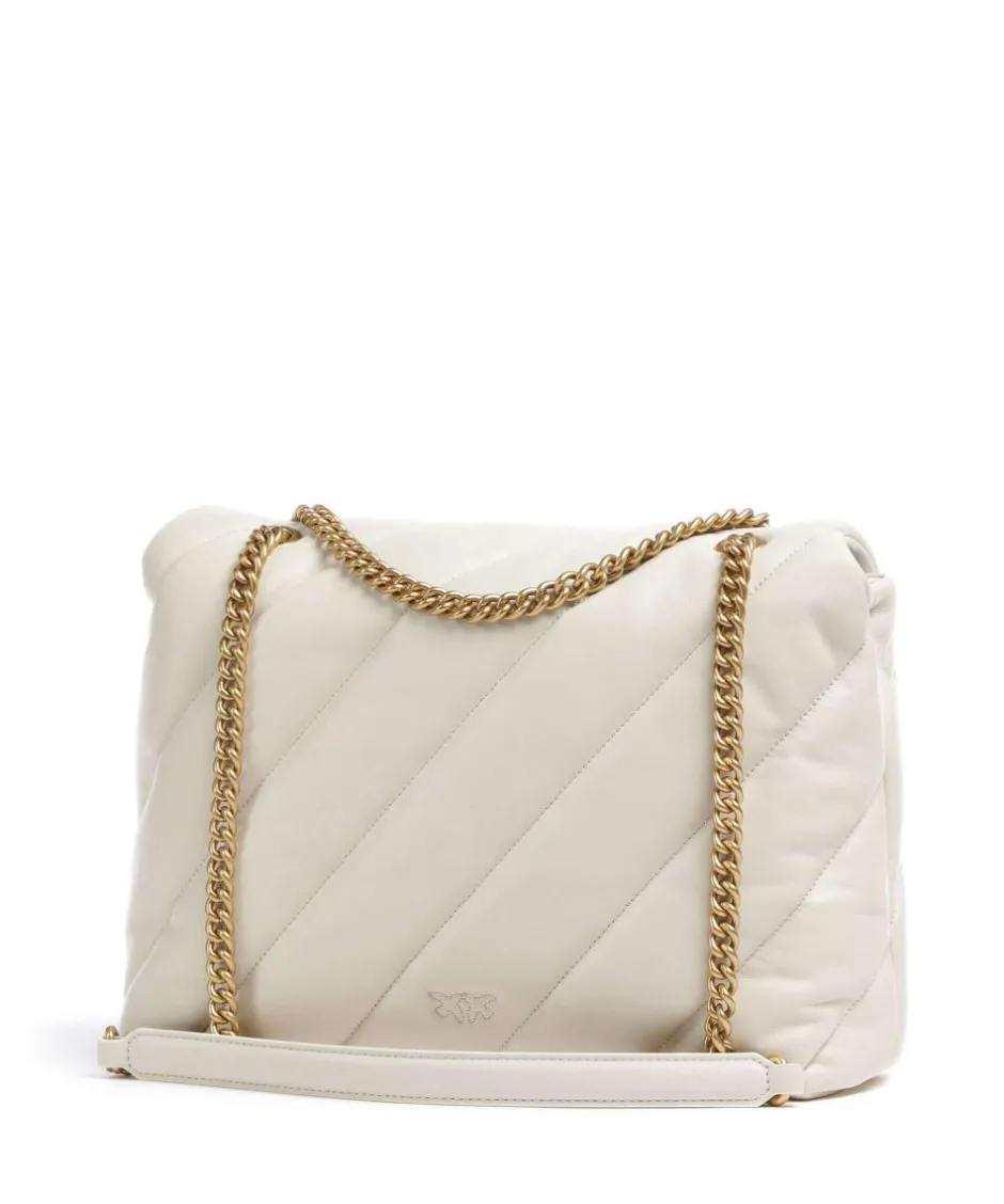 Pinko Shoulder Bags-Love Puff Big Shoulder bag sheepskin leather