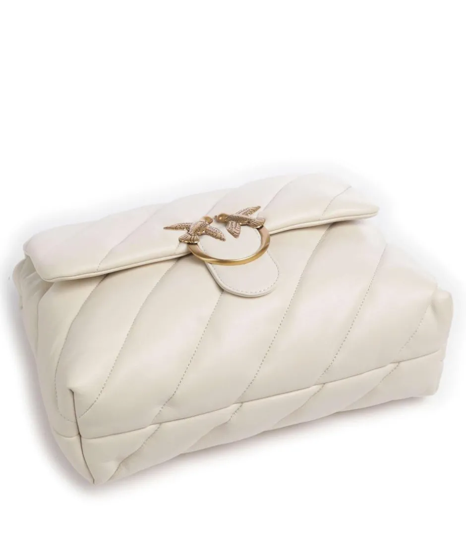 Pinko Shoulder Bags-Love Puff Big Shoulder bag sheepskin leather