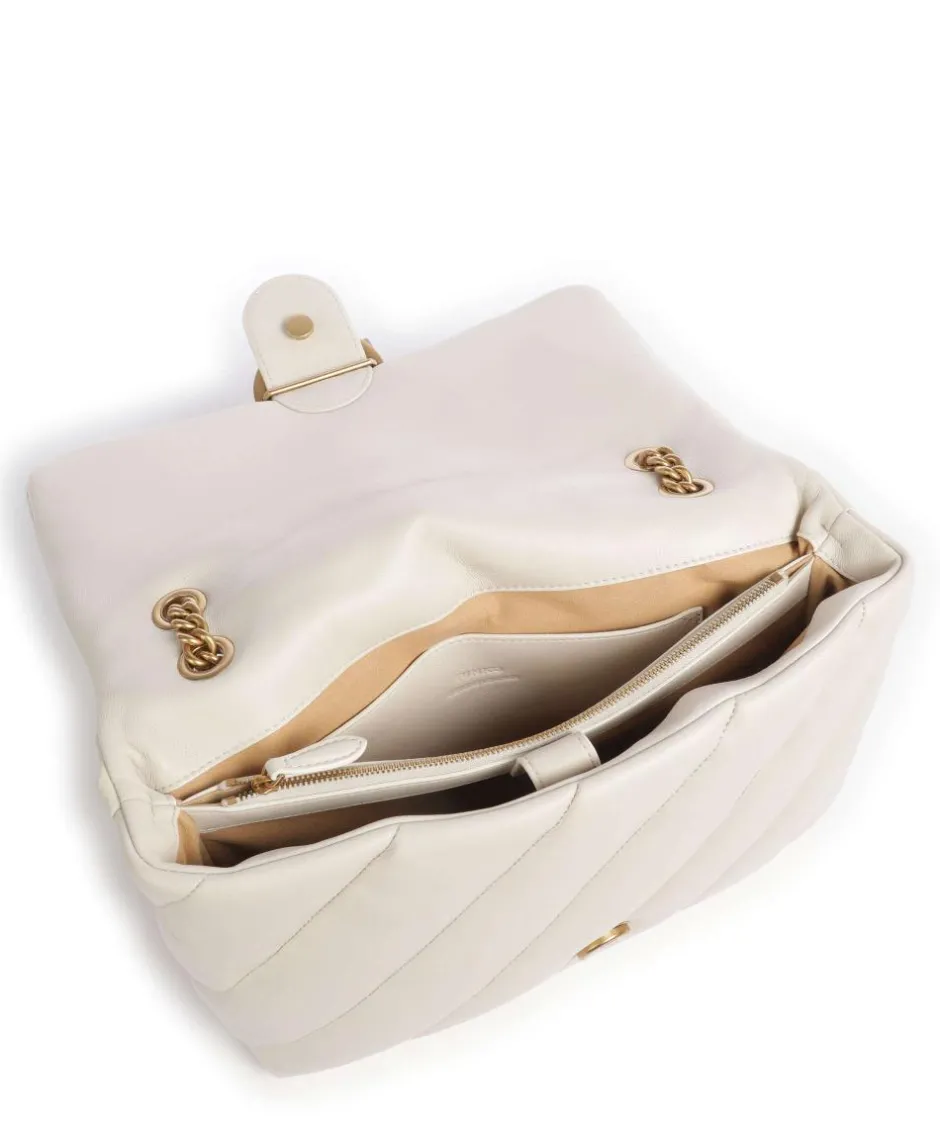 Pinko Shoulder Bags-Love Puff Big Shoulder bag sheepskin leather