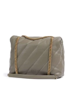 Pinko Shoulder Bags-Love Puff Big Shoulder bag sheepskin leather