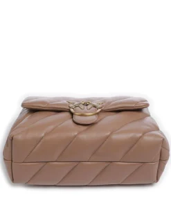 Pinko Shoulder Bags-Love Puff Big Shoulder bag sheepskin leather