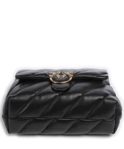 Pinko Shoulder Bags-Love Puff Big Shoulder bag sheepskin leather